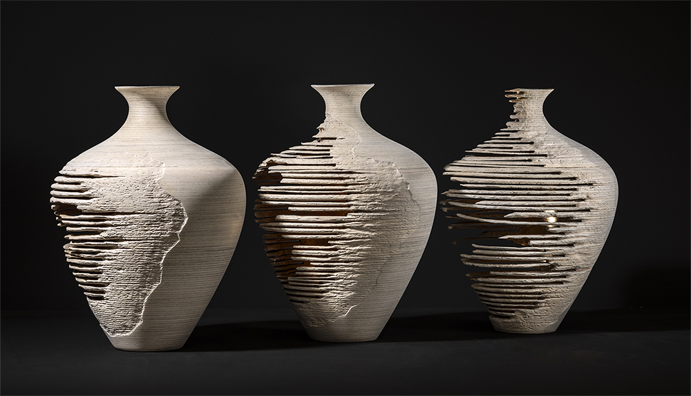 Marc Fish Relics Ash & Rose Gold Triptych